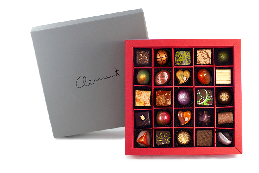 25 Pralinen – Wintermischung - Clement Chococult